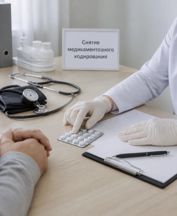 Снятие медикаментозного кодирования в Нурлате от 5214 р. | Медзона